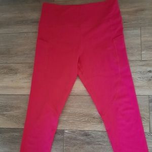 Zyia Like New size 8-10 Party Pink LnT crop 20" RC